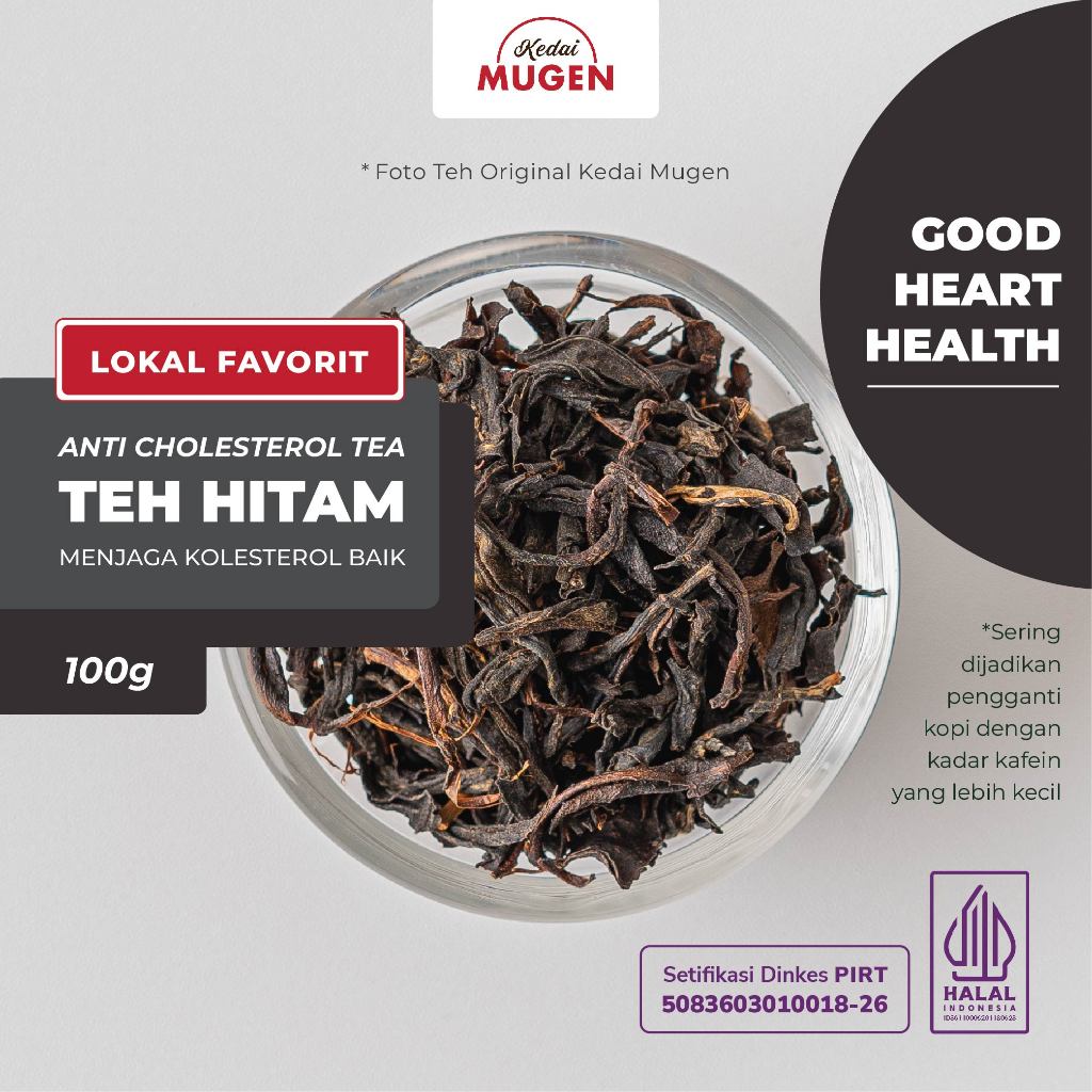 

Kedai Mugen - Teh Hitam Asli Jawa / Java Black Tea Grade Orange Pecoe 100g