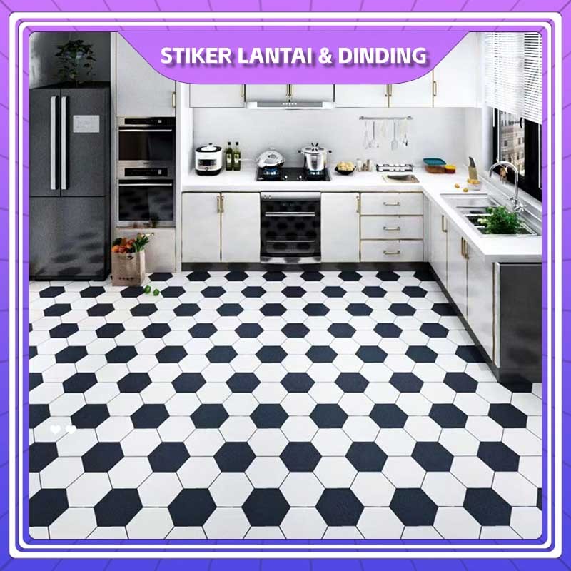 Stiker Kamar Mandi anti air  Wallpaper Lantai Kamar Mandi PVC Stiker Perekat Diri Stiker Lantai Kama