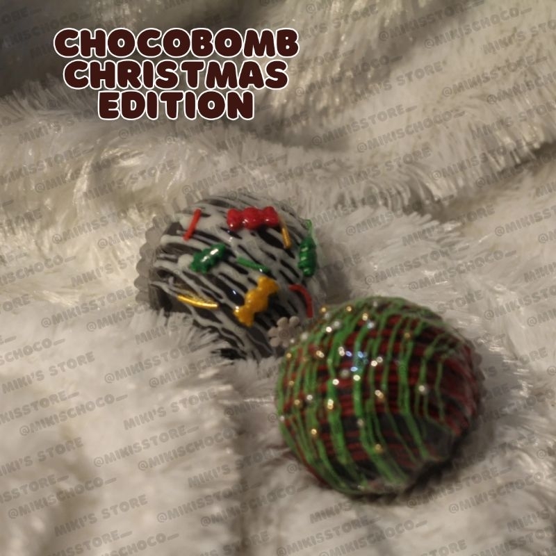 

Chocobomb Christmas Edition / chocobomb / choco bomb / cocoa bomb / choco