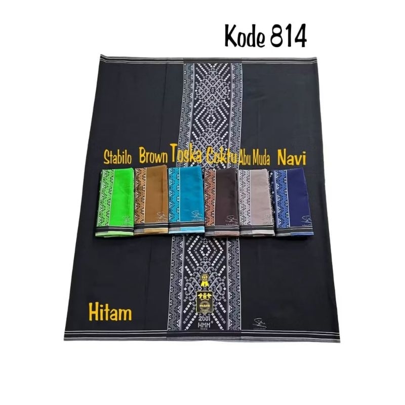 Sarung HMM Polos Warna Sarung Samarinda HMM Sarung Polos Hitam Sarung Dewasa