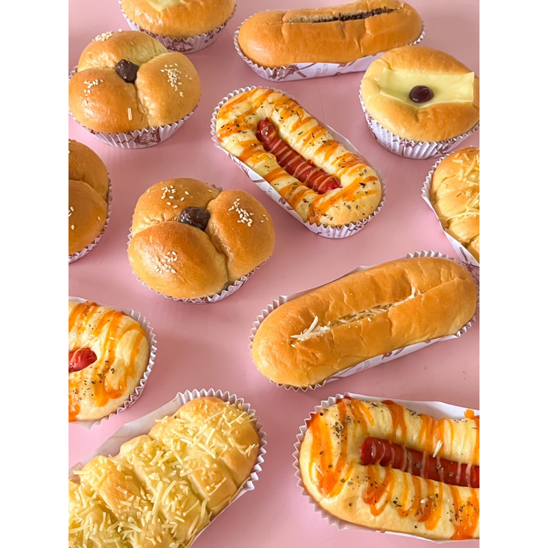 

Roti Butter Mix / Roti Isi / Roti Aneka Varian Rasa / Roti Sosis / Roti Coklat / Roti Keju / Roti