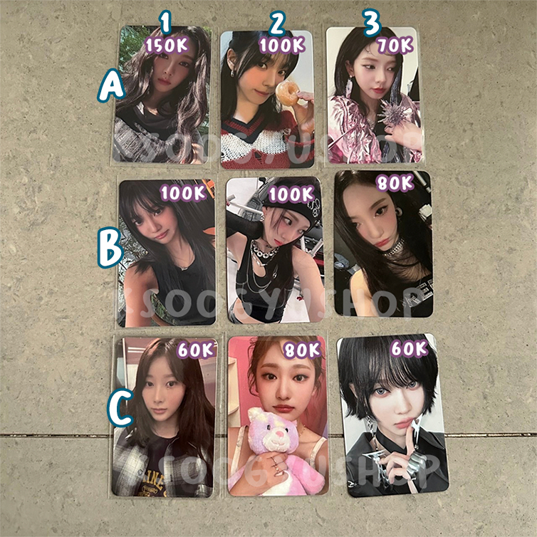 aespa Official PC Photocard Winter Karina Giselle Ningning Whiplash Beat Armageddon Oh Caendy TC Tra