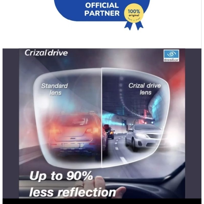 zonakacamata - Lensa Essilor Crizal Drive 1.59