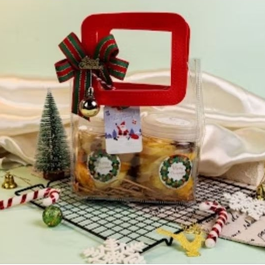 Hampers Natal Asinan Kiamboi Sultan isi 2 toples - Asinan Kiamboy Buah Segar Halal Christmas Hampers