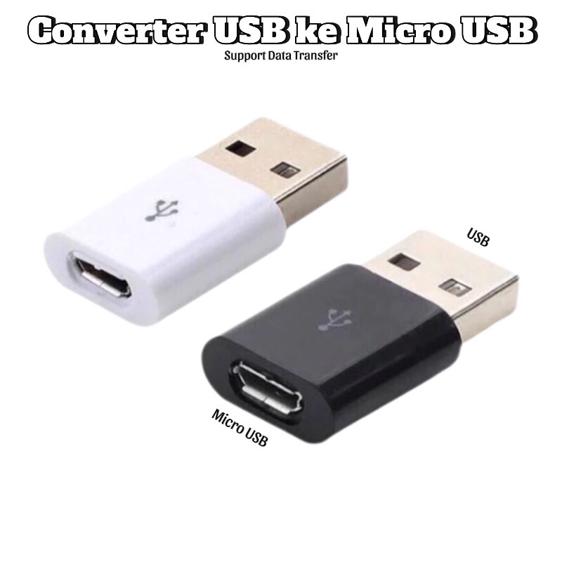 OTG Non Kabel Micro USB ke USB / Converter Micro USB ke USB / Adapter Micro USB / Sambungan Charging