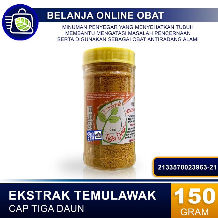 

EKSTRAK SARI TEMULAWAK CAP TIGA DAUN