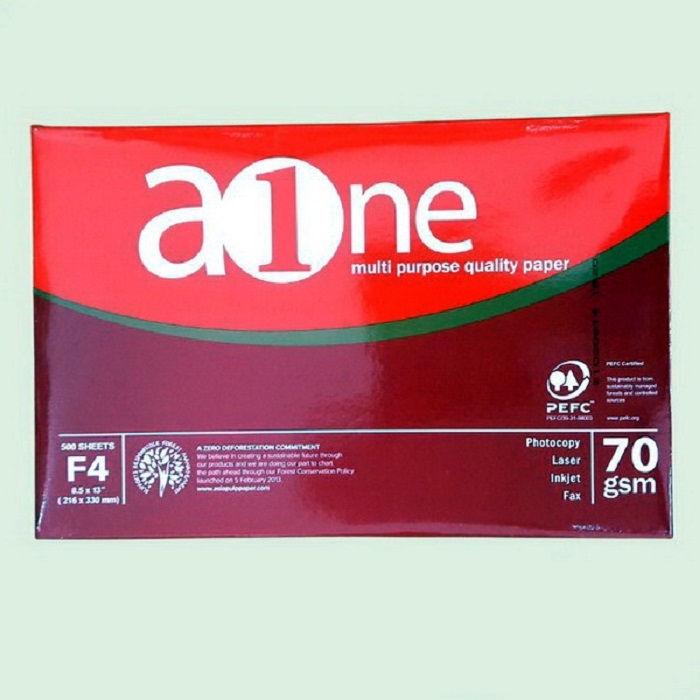 

Kertas HVS Aone F4 70 GSM / Ketas HVS Putih (1 PAK isi 500 lembar)