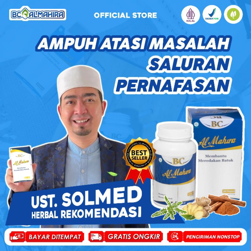 Kapsul Bc Almahira Herbal Membantu Meredakan Batuk Pernapasan Sesak Original