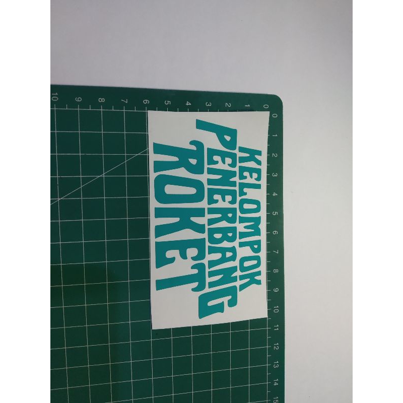 

kelompok penerbang rolet sticker cutting
