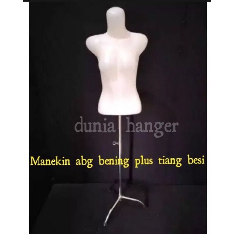 Manekin tiang besi (patung setengah badan) Second