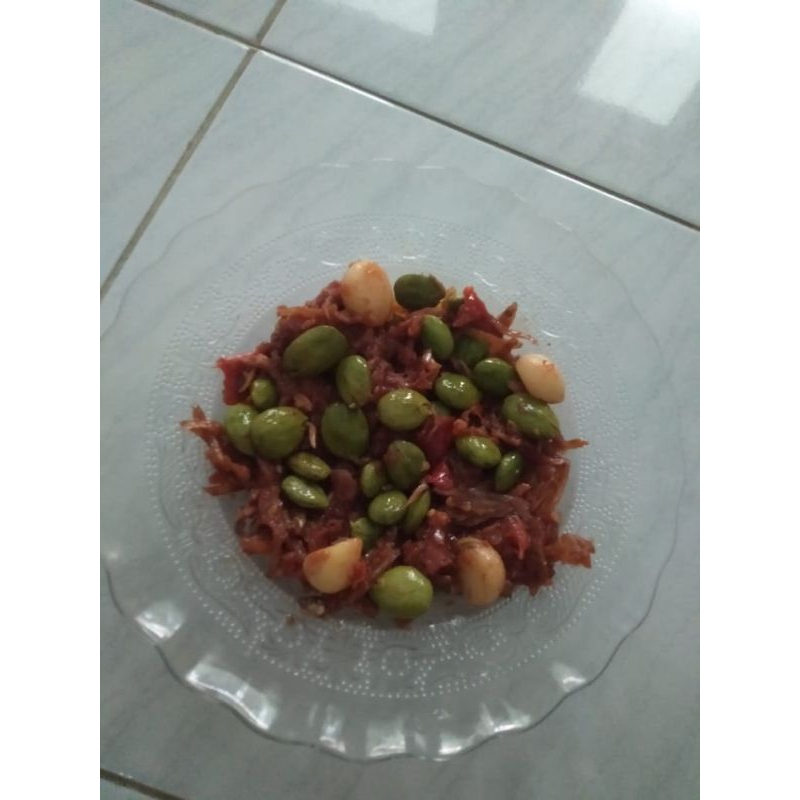 

sambel teri Pete mercon maknyuuss