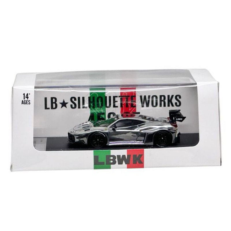 Star Model 64 LB Silhouette 458 GT Chrome Silver Grey