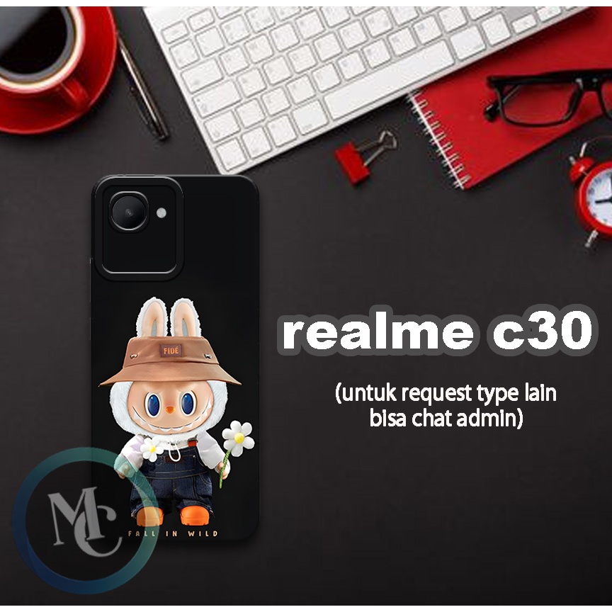 CC24/ Softcase karet lentur untuk realme c30/Motif cewek/case realme c30/kesing realme c30/silicon r