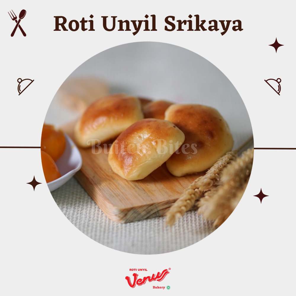 

BuitenBites / Roti unyil Venus bogor rasa srikaya