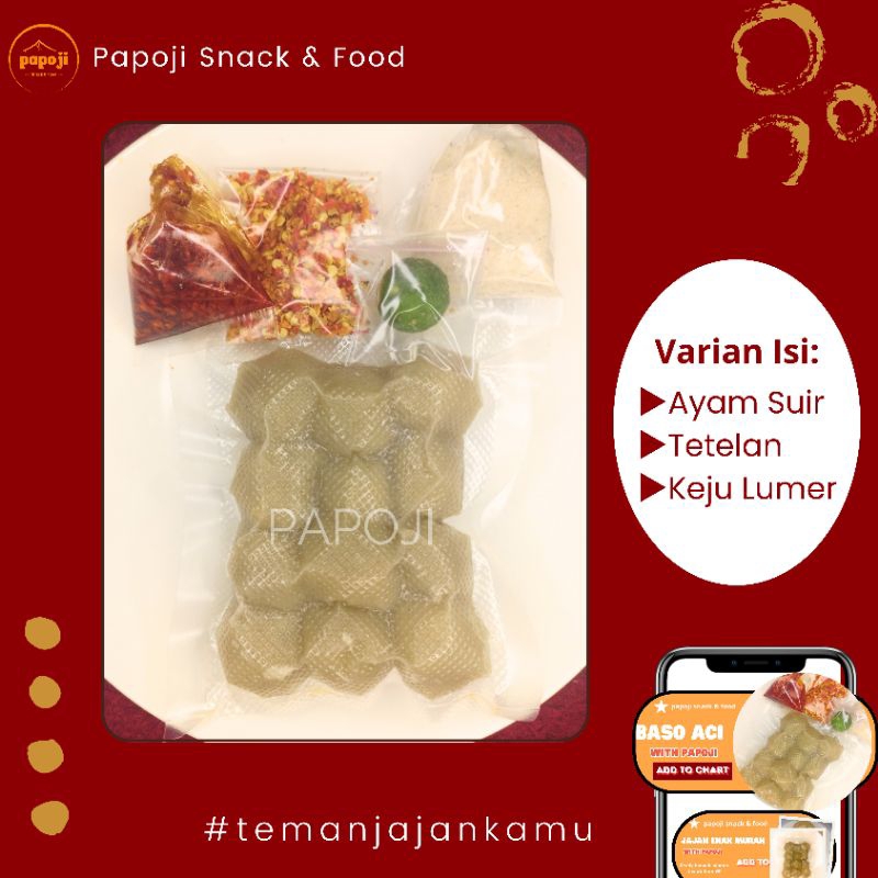 

Boci Baso Aci Lengkap Bumbu Aneka Varian Isi Tanpa Topping / Bakso Aci Isi 12 Termurah Papoji