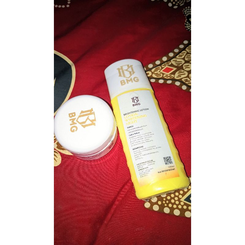 PAKET BMG Brightening Lotion Whithening & bibit booster BMG