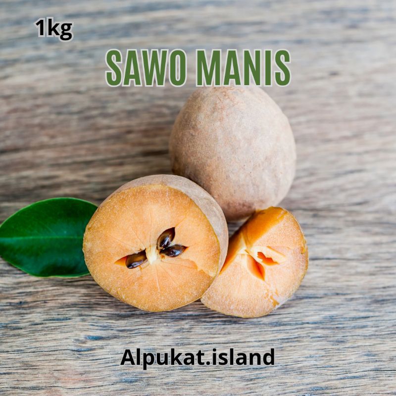 

sawo manis | 1kg buah sawo manis | besar