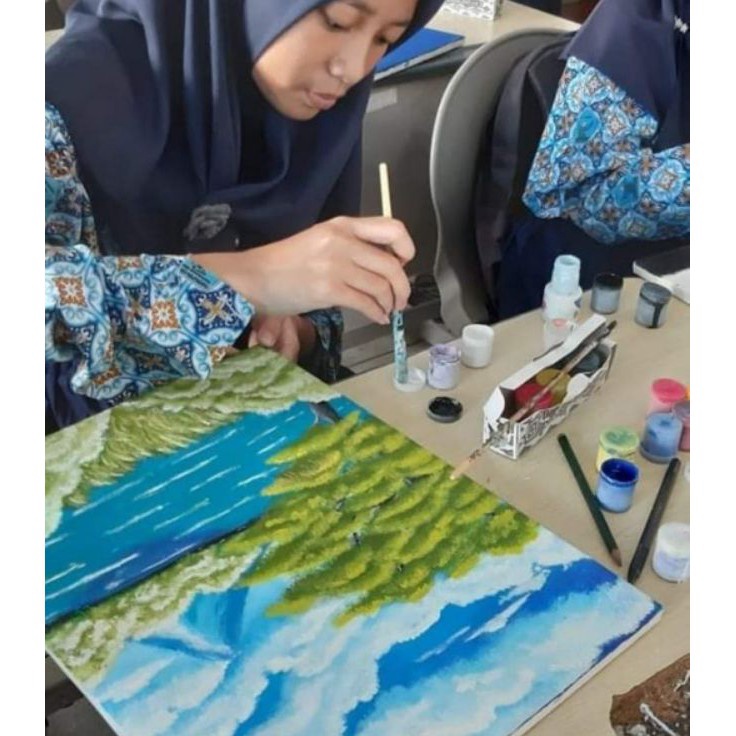 

Hot Brand PAKET PLATINUM MELUKIS KANVAS 3X4CM