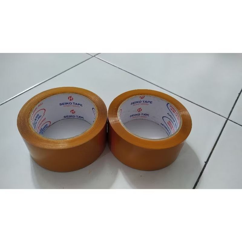 

Seiko Coklat/Coklat Tape/Seiko Coklat Tape/Lakban Coklat/ukuran 90yard