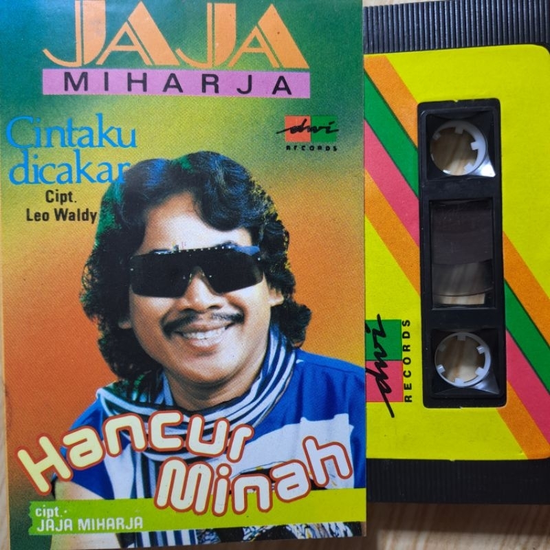 Kaset Dangdut Jaja Miharja  Album Hancur Minah