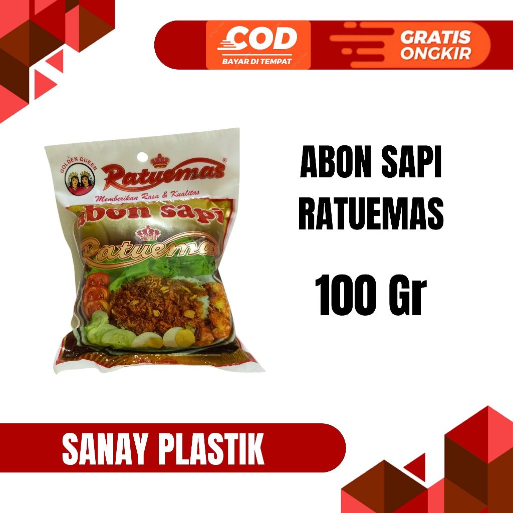 

ABON SAPI CAP RATU EMAS 100 GRAM