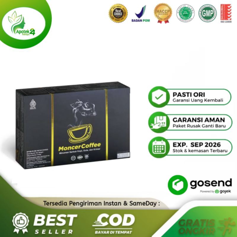 

KOPI MINUMAN SERBUK KOPI DAN KRIMER 1 BOX ISI 8 SACHET MOCR