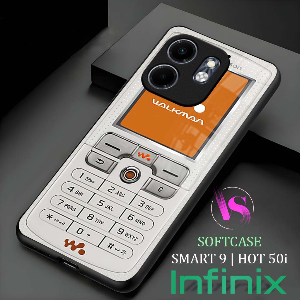 VN54 Softcase Kilau Infinix Smart 9 | Hot 50i | Case Hp Kesing Silikon Kaca Glossy Pelindung Hp Sony