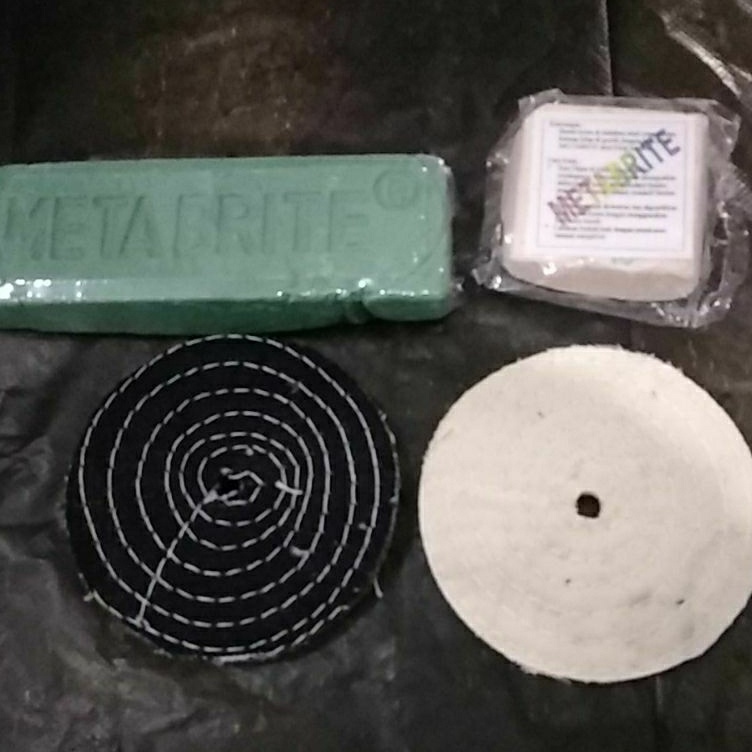 Penjualan Pilihan  paket 4J4TMPH25 Metabrite batu hijau 25 gram dan batu poles tahap akhir mini dan 