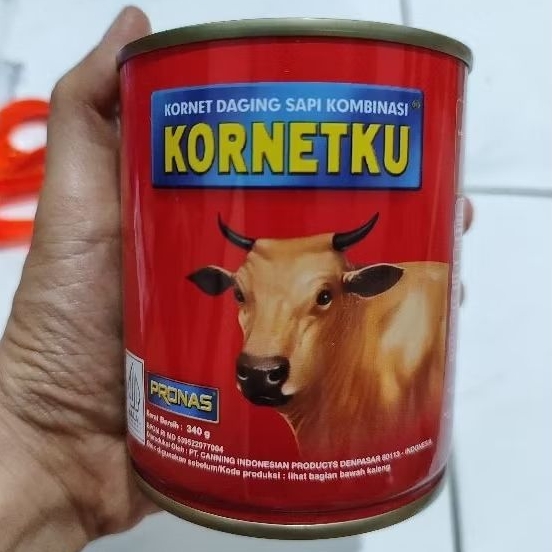 

Pronas kornet daging sapi 340 gr corned beef kaleng