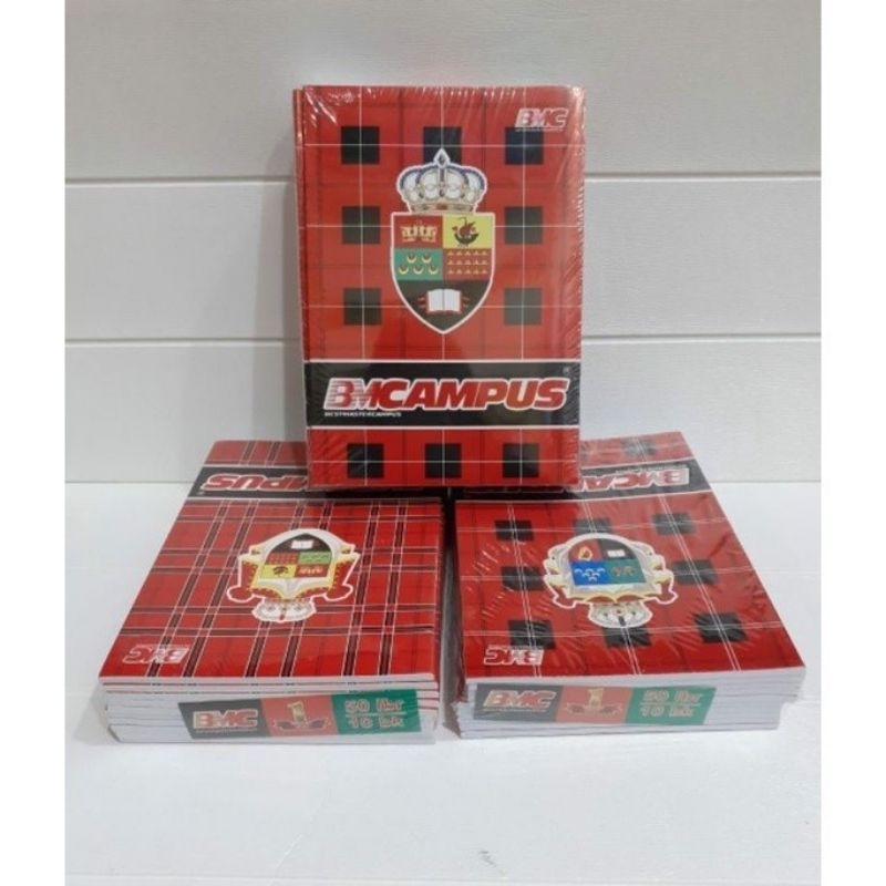 

Buku tulis BMC Campus 50 lembar 1 pack buku isi 10 pcs buku