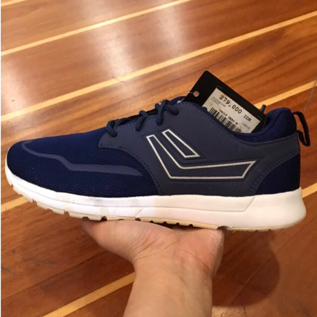 CUCU GUDANG SEPATU LEAGUE & LEGAS Biru Navy ORIGINAL 100%