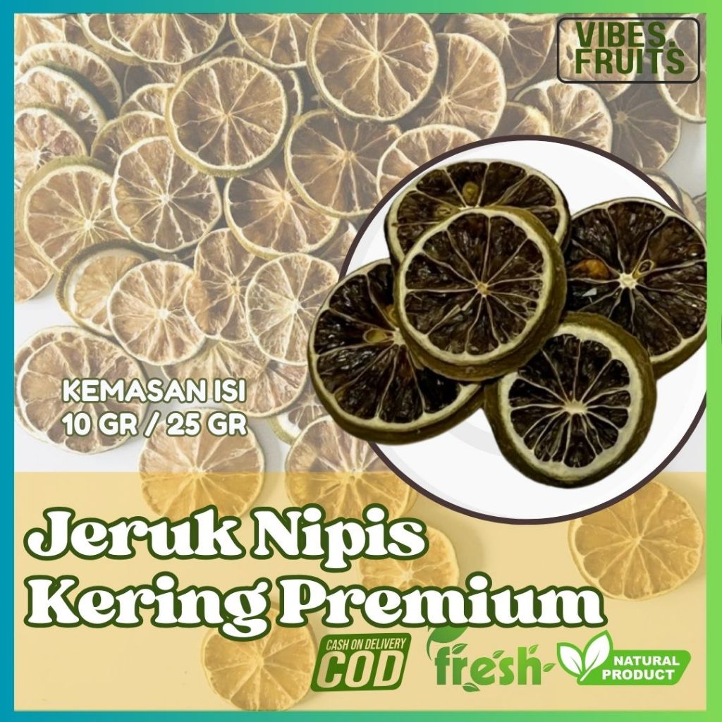 

Nipis Kering / Sliced Dried Lime (10Gr / 25Gr)