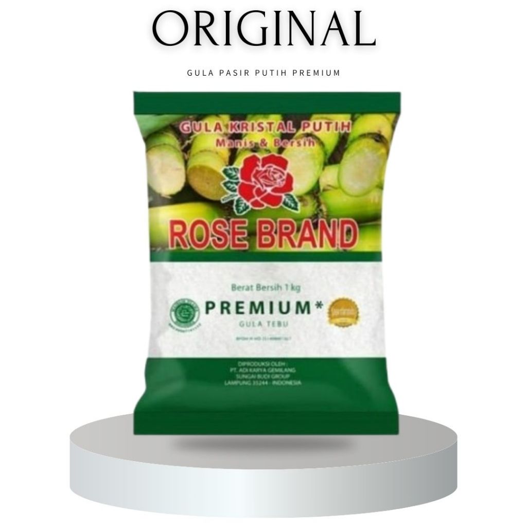 

[COD] Gula Pasir Rose Brand / Gula Kristal Rose Brand 1 Kg - Gula Premium