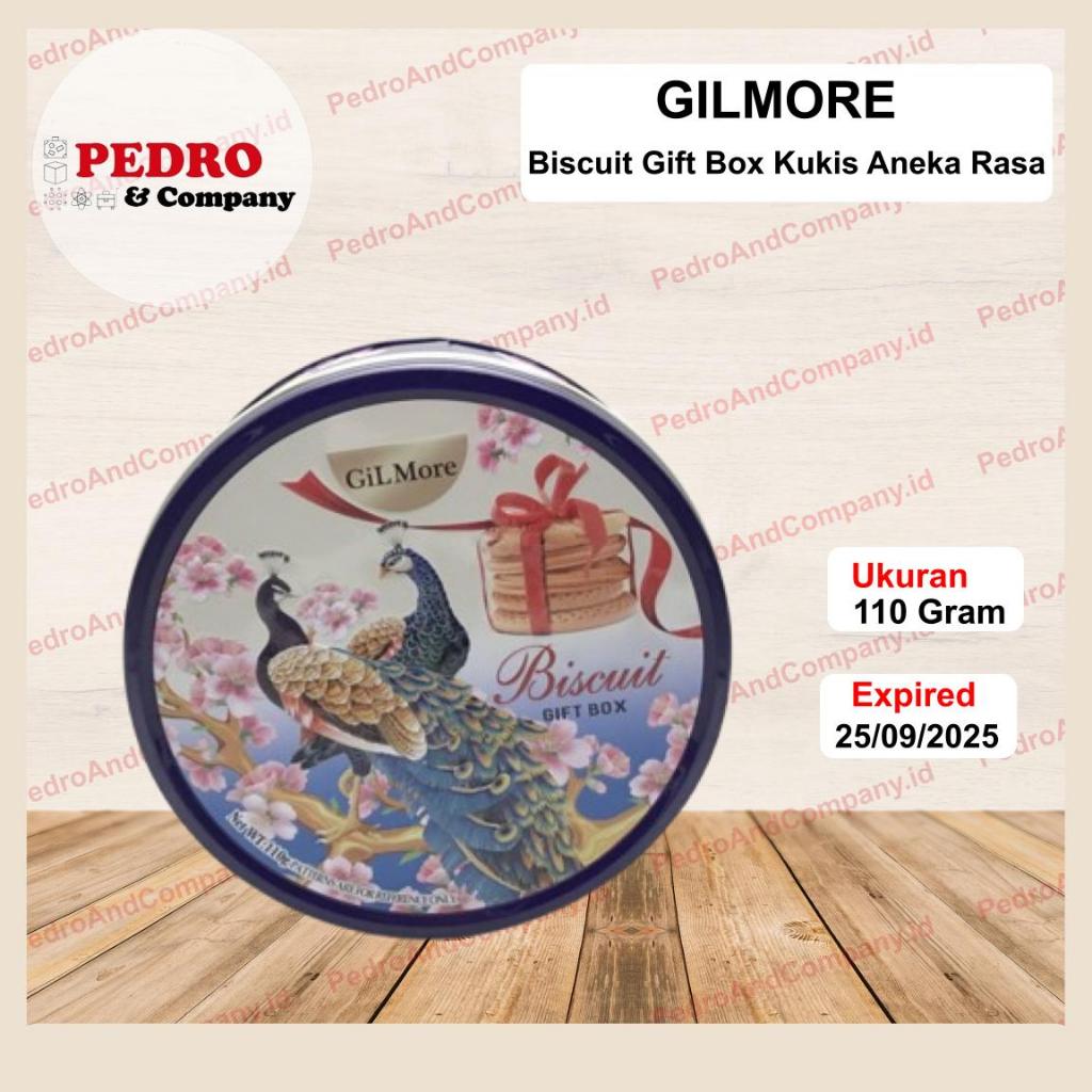

GiLMore Biscuit Gift Box 110 gram biskuit bingkisan kotak kaleng