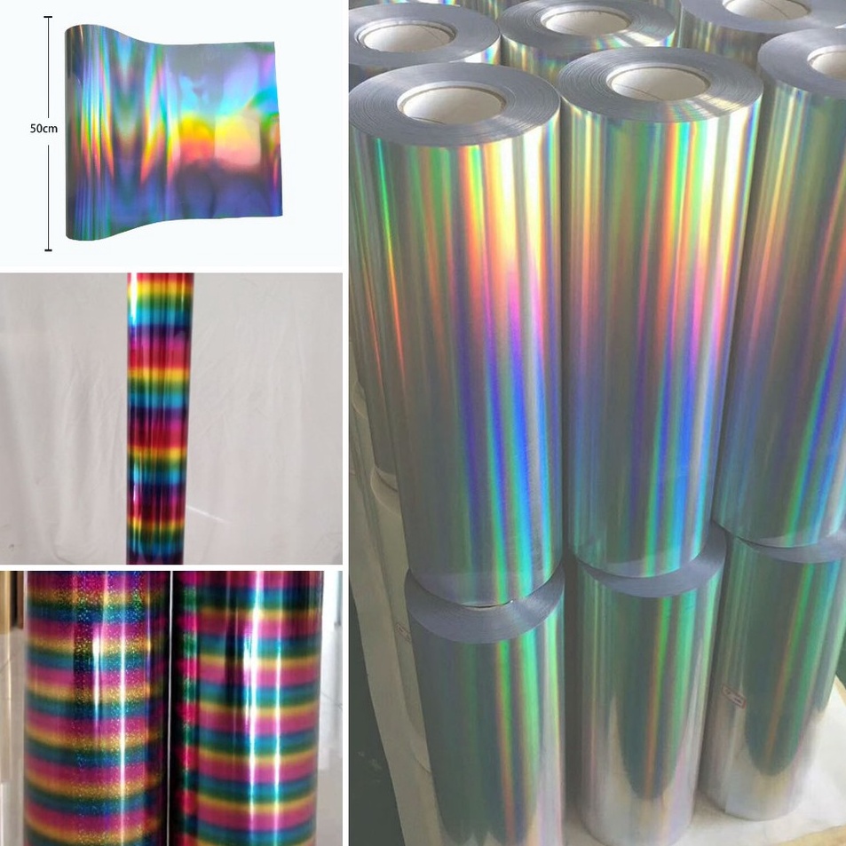 

KODE IAEZQ Polyflex Foil Motif Spectrum Dan Rainbow Termurah Poliflex Hologram