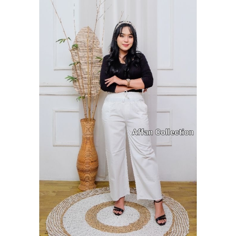 CELANA KULOT JEANS LEVIS WANITA KEKINIAN TERBARU PANJANG PUTIH&BLUE