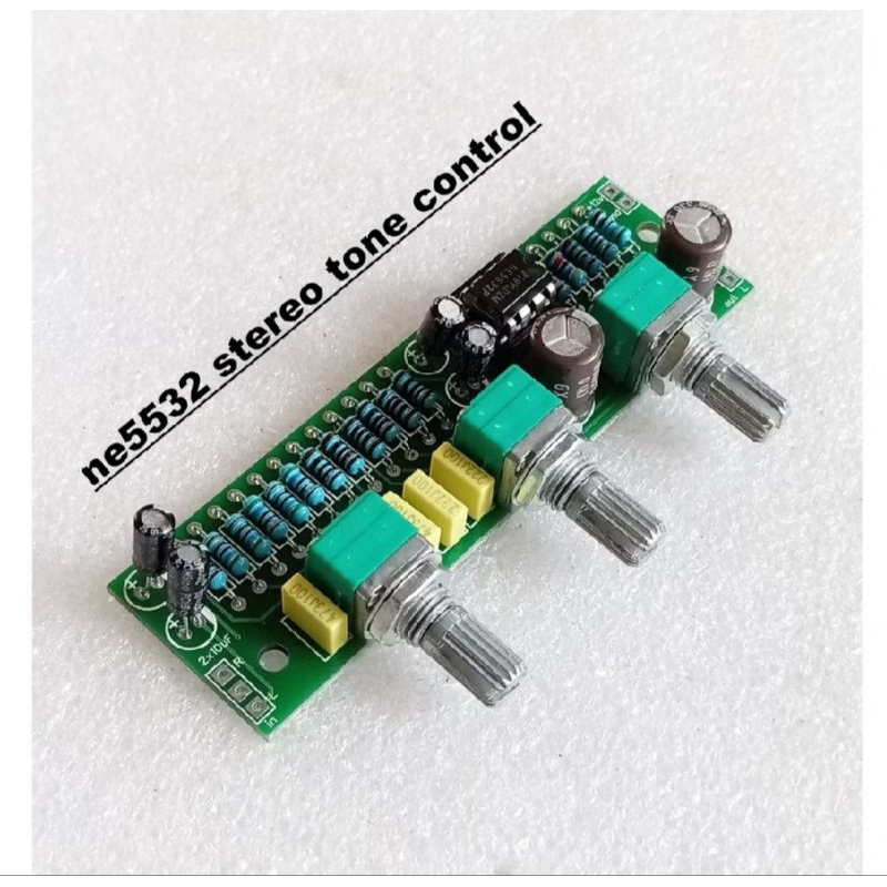 tone control stereo,dg ic NE 5532