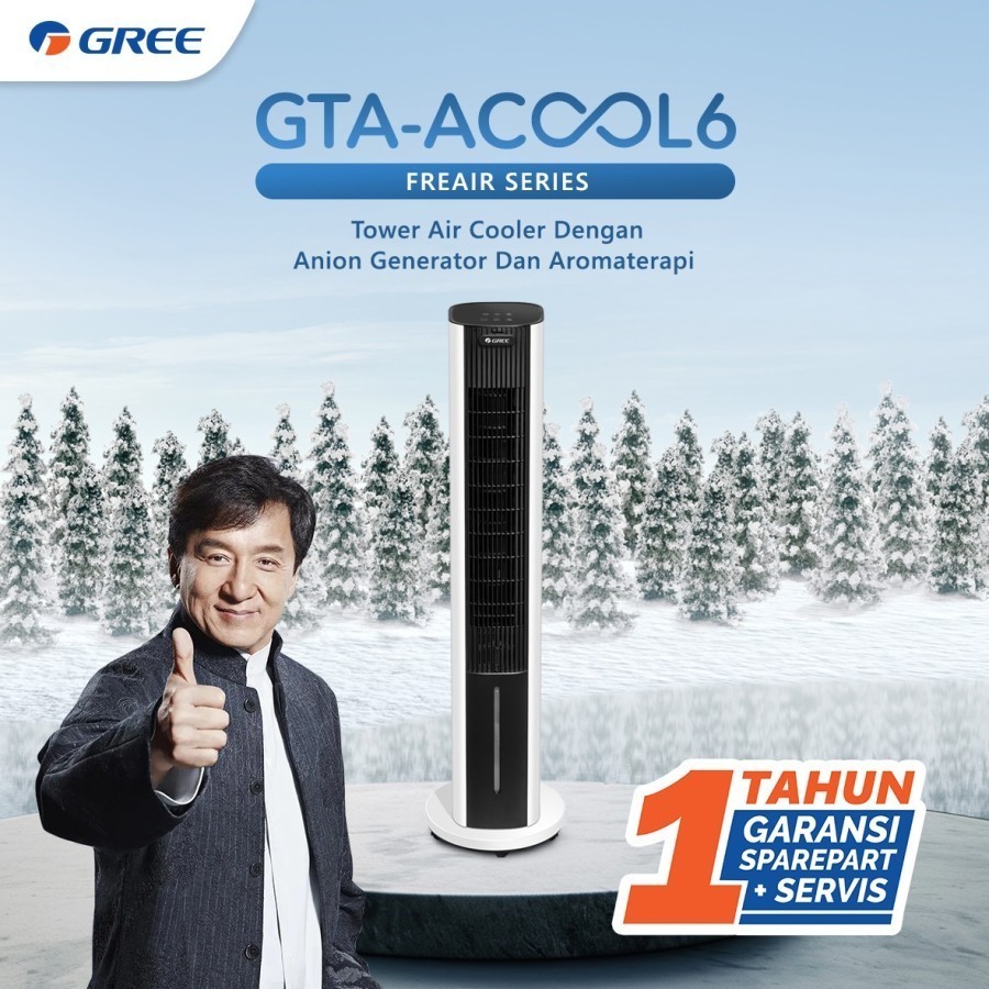 Air Cooler Gree GTA-Acool6 Tower Fan Penyejuk Udara Acool6