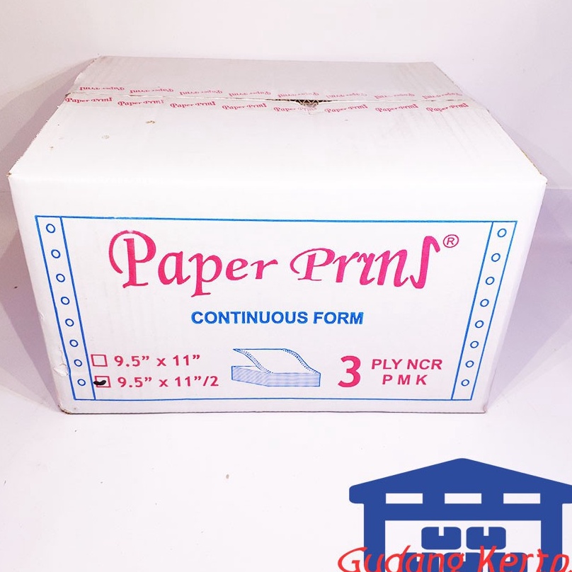 

KODE 9CHSW CONTINUOUS FORM 912 X 112 3PLY PAPERPRYNS BAGI 2