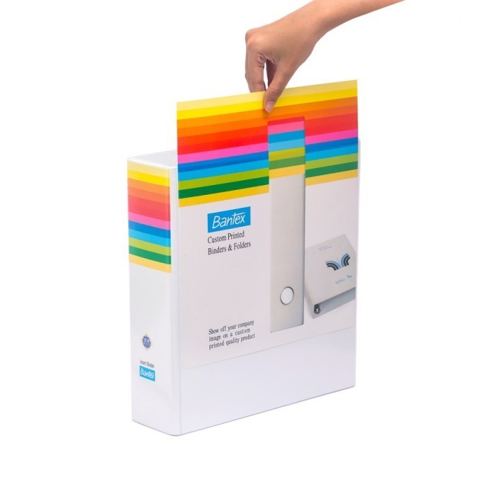

Bantex Insert Ring Binder 3 Ring 65Mm A4 White #8662 07