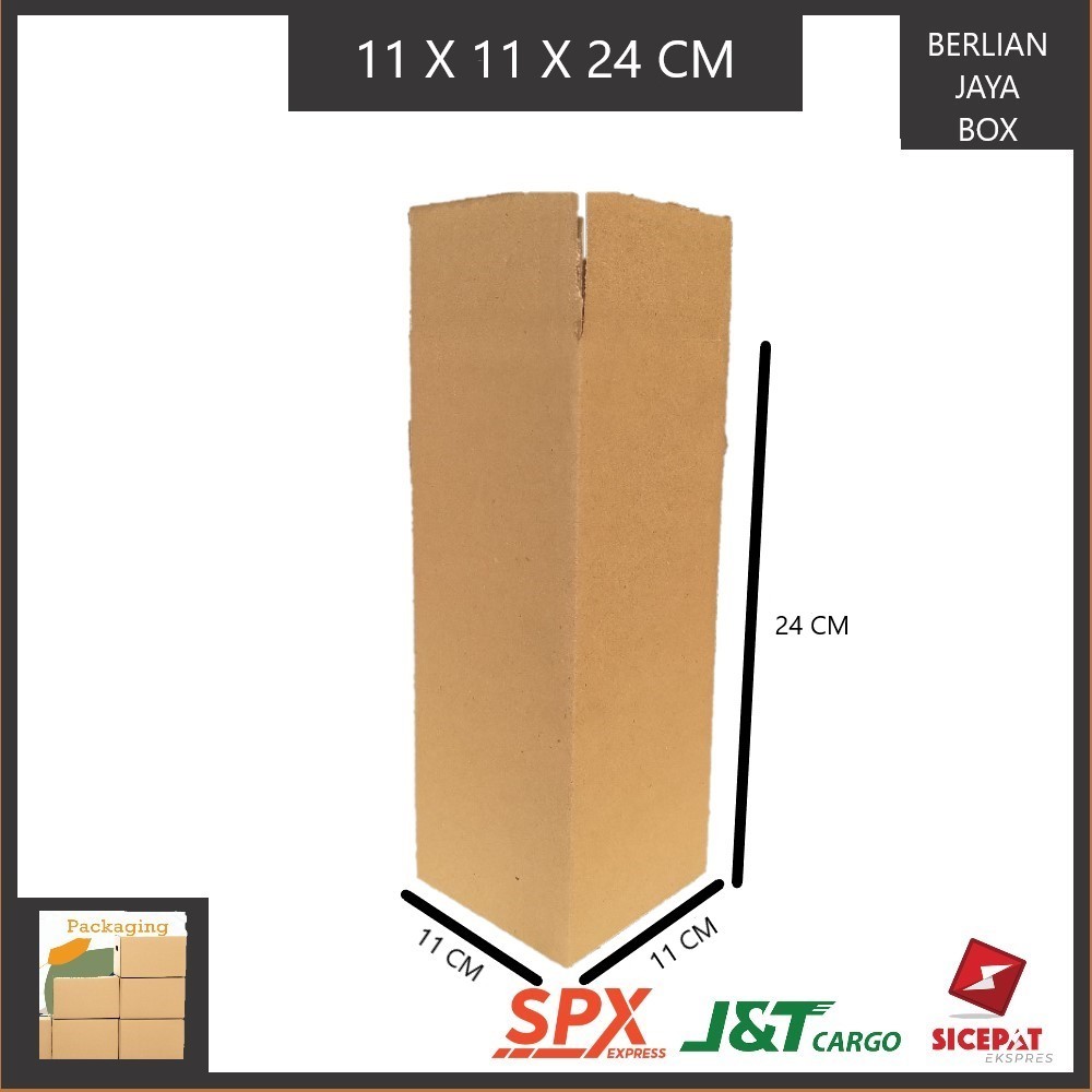 

KARDUS PACKING TEBAL SINGGLE WALL UKURAN P11xL11xT24