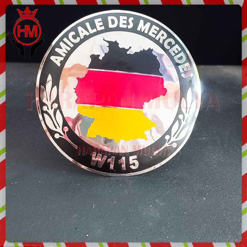 Emblem Grill Amicale Des Mercendes W115 W123 W124 Emblem Grill Mobil - HM
