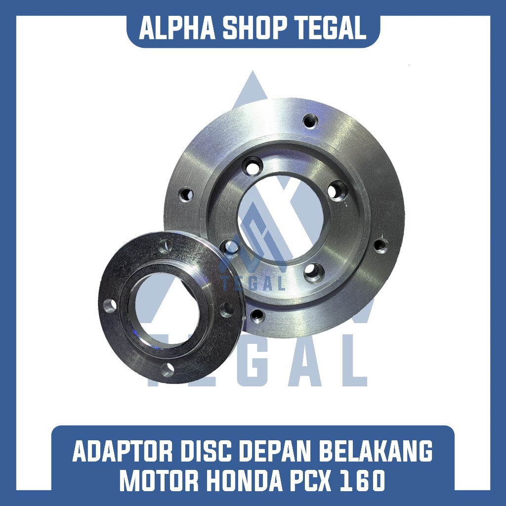 ADAPTOR DISC CAKRAM DEPAN BELAKANG PCX 160 ADAPTOR TROMOL DEPAN BELAKANG PCX 160 PNP