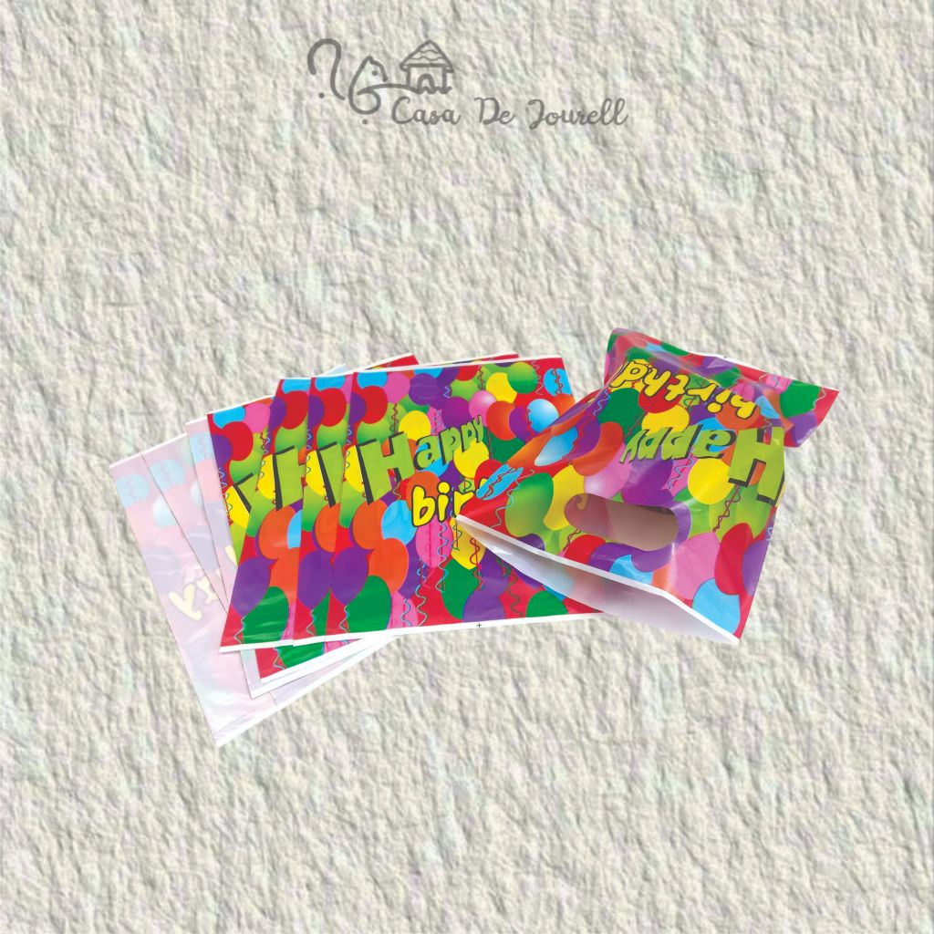 

[X30-01] U. KANTONG ULTAH/Plastik Souvenir Ulang Tahun Bingkisan Snack Permen