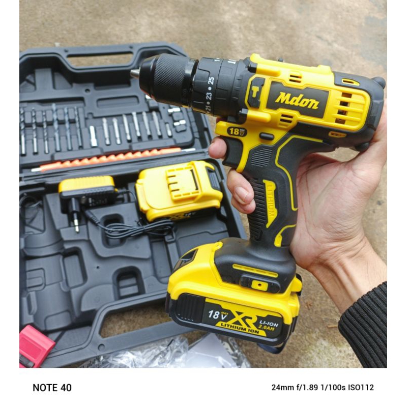 BOR CAS MDON KEPALA BESI 2 BATERAI