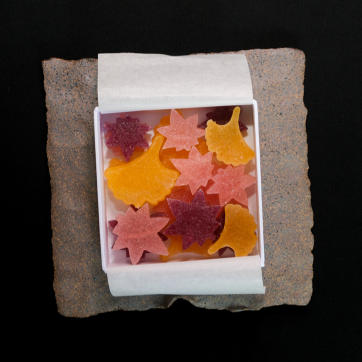 Momiji Kohakuto Japanese Edible Crystal Permen Jelly Jepang Crystal Candy Kohaku Bali