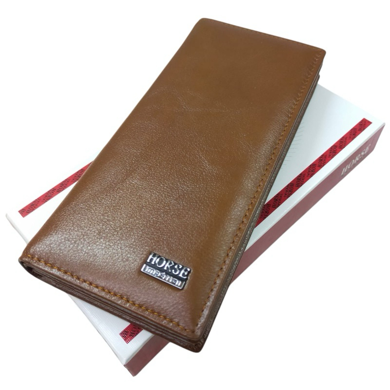 Dompet kulit lipat panjang pria wanita imperial horse