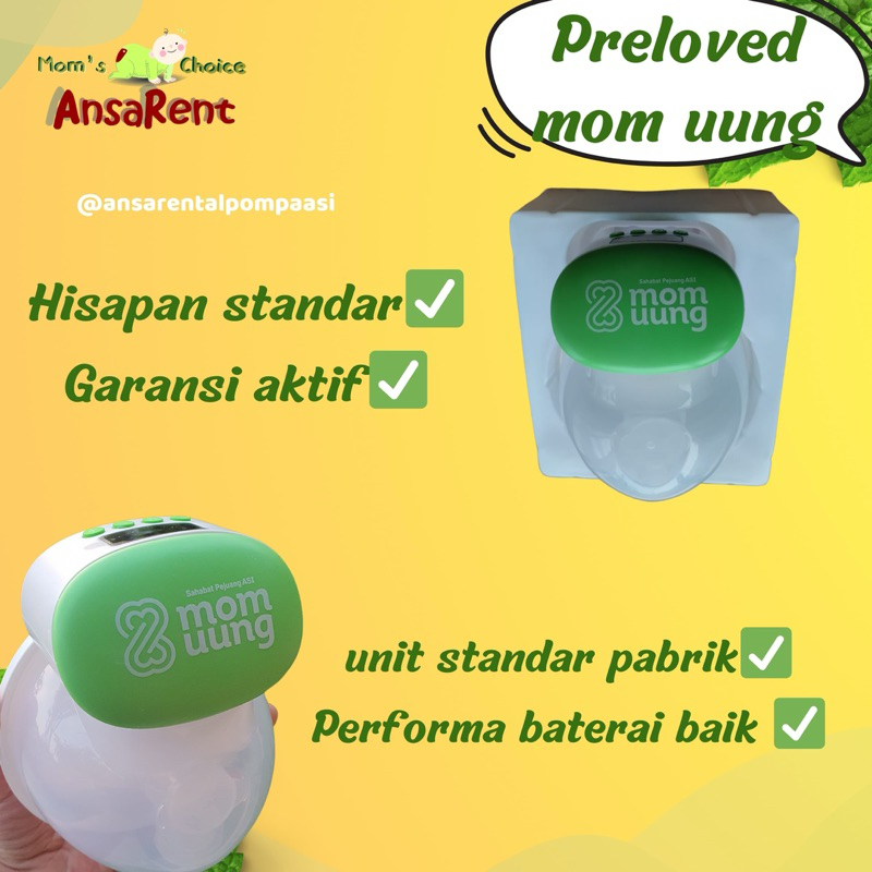 PRELOVED MOM UUNG HANDSFREE.MASIH GARANSI