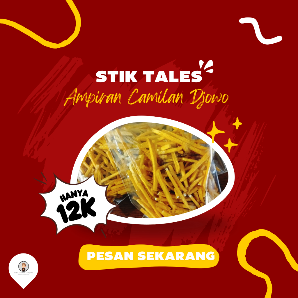 

Keripik Talas Stik 150gr / Kripik Talas / Stik Talas / Snack Murah - Ampiran Camilan djowo