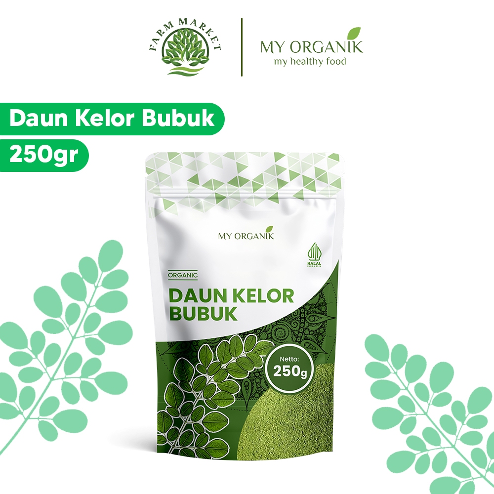 

My Organik Daun Kelor Moringa Bubuk Premium Pure Organic ASLI TANPA CAMPURAN ASLI 100% ORIGINAL